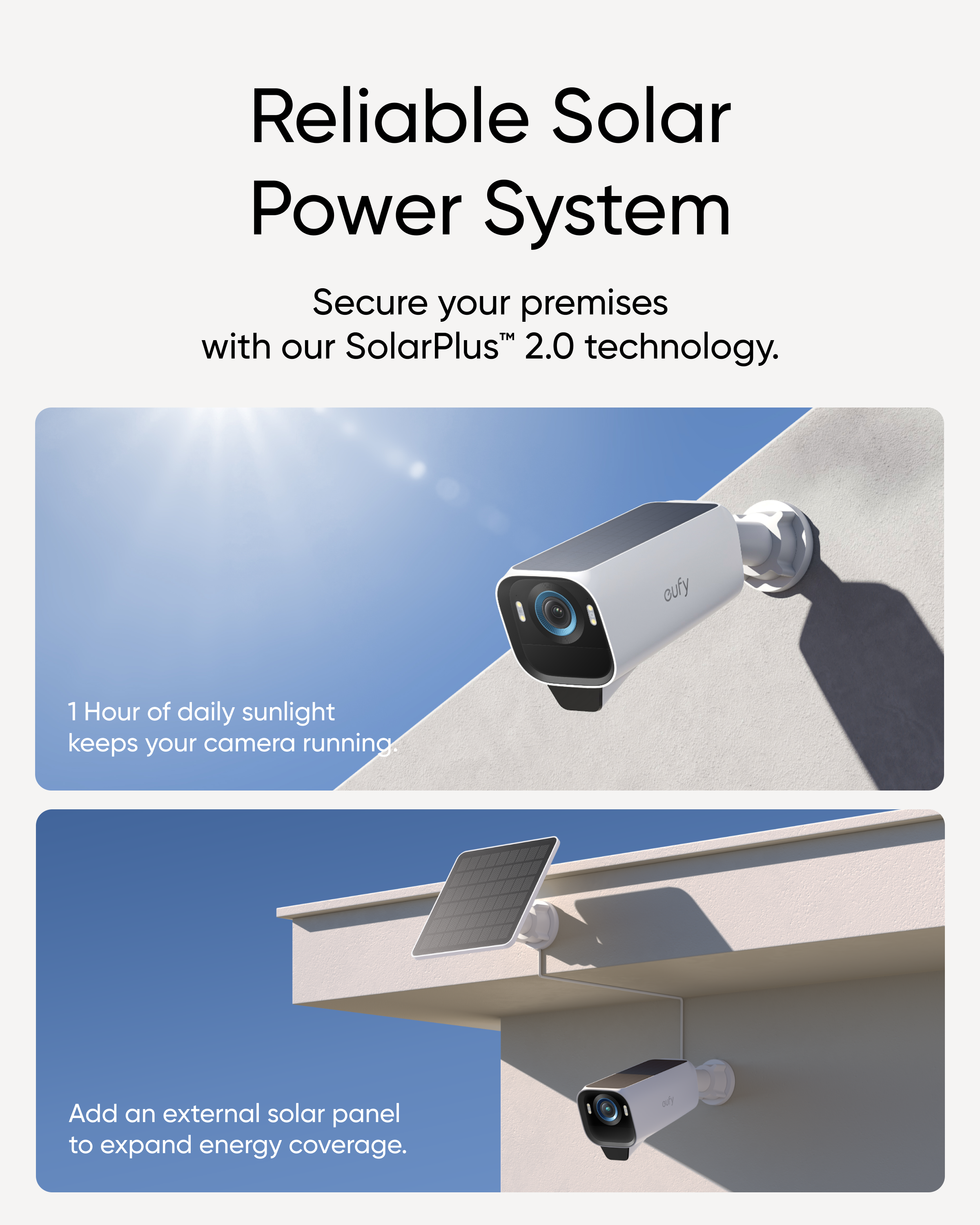 Eufy Cam S3 Pro 4K 2-Cam Kit | White and Black Eufy Cam S3 Pro 4K 2-Cam Kit | White and Black